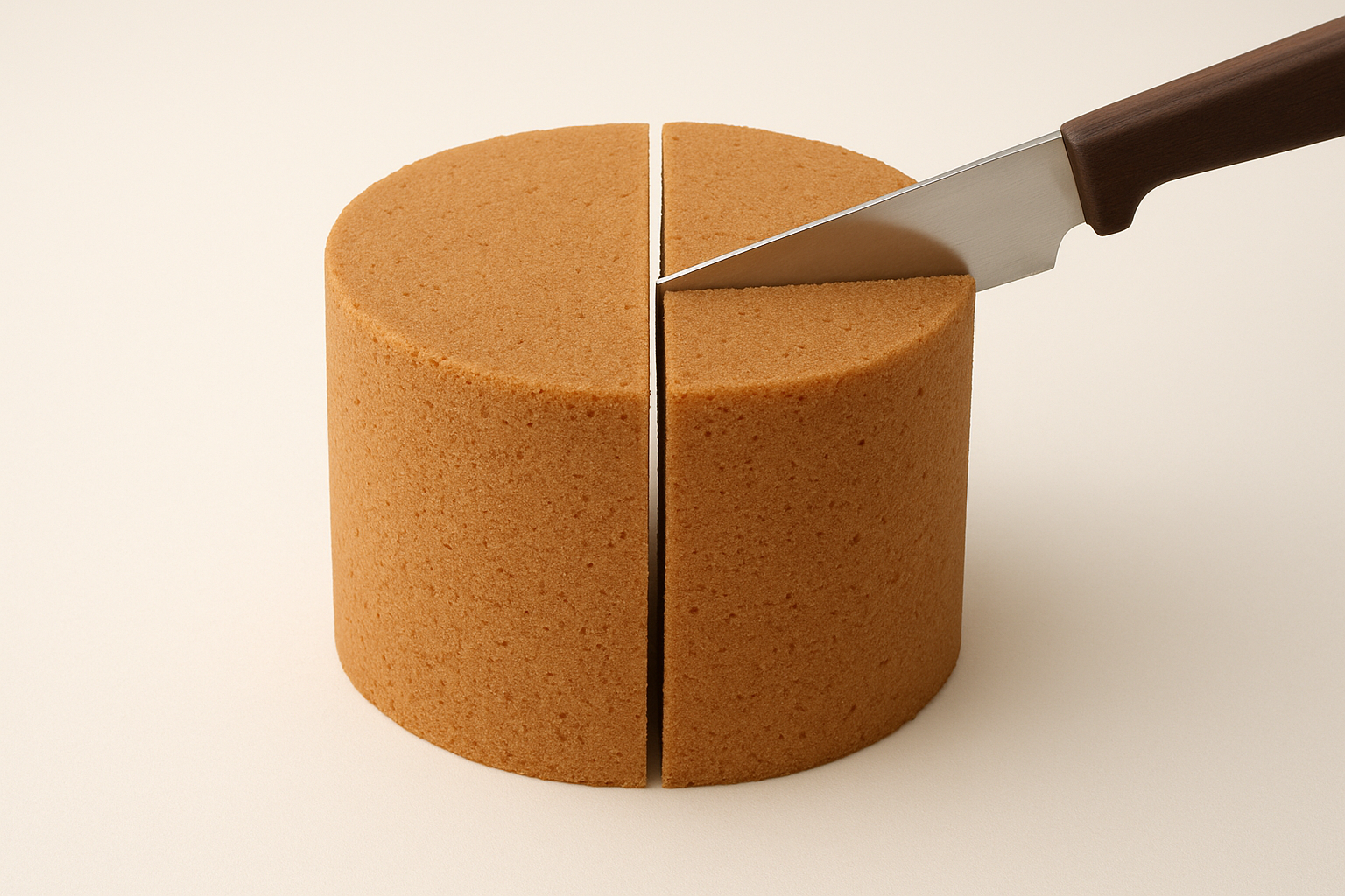 Puzzle for Programmers: Cut a Cake into 8 Equal Pieces Using 3 Cuts